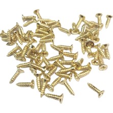 Hace Bazaar Sarı 1000 Adet Klips Vidası 2,2x7,5 mm Yhb - Konik Başlı Kutu, Sandık, Ayak, Askı, Mini Vida