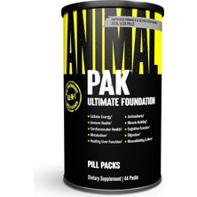 Universal Nutrition Animal Pak - Ultimate Foundation High Performance - All In One - 44 Pill Packs - Usa Menşei