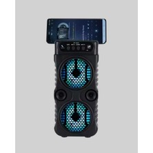 Die Grup Kablosuz LED Işıklı Bluetooth Hoparlör – Fm Radyolu, Mikrofon Girişli