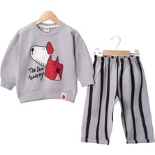 The Dog Baskılı Etiketli Ikili Takım 12 Ay,2y,3y,4y Erkek