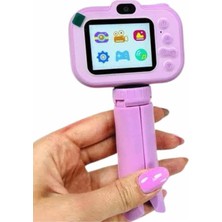 Die Grup Çocuk Için Eğitici Video Kamera Ayaklı Mini Fotoğraf Makinesi