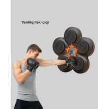 Die Grup Akıllı Müzikli Boks Makinesi Bluetooth Bağlantılı Işıklı Hedefli Fitness Aleti