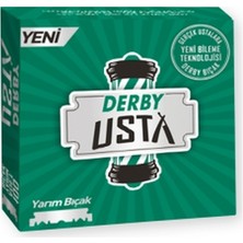 İlk El Grup Derby Usta 100 Parça .berber Kırık Jilet