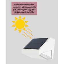 Die Grup Dış Mekan Solar Duvar Lambası – 120° Hareket Algılama, 3 Işık Modu Yeni Nesil