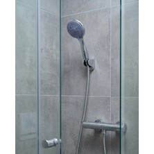 Die Grup 4 Modlu El Duşu Başlığı Spiral Hortumlu Duş Seti Banyo Aksesuarı