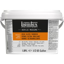 Liquitex : Professional : Akrilik Ekstra Parlak Vernik (High Gloss Varnish) : 1.89 Lt