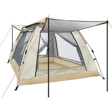 Die Grup Güneşlikli Kamp Çadırı 240X240X160 cm 6 Kişilik Kolay Kurulum Outdoor