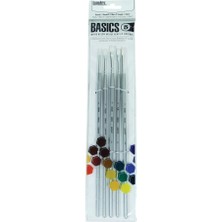 Liquitex : Basics : Uzun Saplı Fırça Seti : 5 Parça
