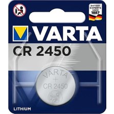Varta CR2450 3 Volt Lityum Pil Tekli