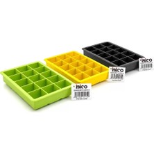 Renkli Pratik Buz Kalıbı - 15 Bölmeli - Silikon Midastech