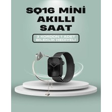 Sq-16 Mini Series 10 Akıllı Saat – 3 Kordon + Hediye Bileklik Midastech