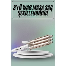 Die Grup Saç Şekillendirici Wag Maşa Üçlü Yüksek Isı Ayarlı Seramik Kaplama