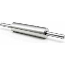 Çelik Merdane - Metal Hamur Rulosu - 40 cm Midastech