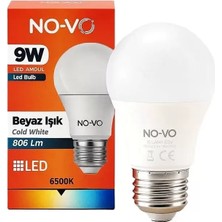 Nemere İthalat Beyaz LED Ampul - 9W - E27 Duy Nemere Ithalat