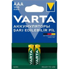 Varta 5703 1.2V 1000 Mah Şarjlı Aaa Kalem Pil (2 Li Paket)