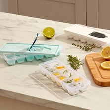 Plastik Buz Kalıbı - Küp Şekilli - Kapaklı Midastech
