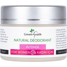 Green Youth İNTENSE Doğal Krem Kadın Deodorantı، Alüminyumsuz. Alkol, Paraben ve Sentetik Koku İçermez، Pudrasız، Koltuk Altı Kararmasına Karşı، Hassas Ciltler İçin Uygundur.