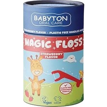 Mey İthalat Babyton Magic Floss Çocuklara Özel Hassas Diş Ipi 30 Adet