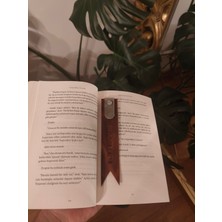 Prava Deri Isme Özel Kişileştirilebilir Hakiki Deri Kitap Ayracı Kitap Ruha Ilaçtır Unisex Gerçek Deri