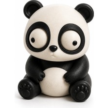 Yasuah Hareketli Gözlü Panda Figürü