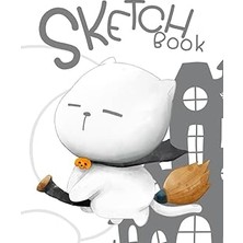 Mey İthalat Sketchbook: Drawing Notebook With Cute Cartoon, Drawing Book (Size 8.5 x 11) (120 Sketch Book Blank Pages)(Sketchbook For Kids)