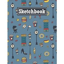 Mey İthalat Sketchbook: 8.5 x 11 Notebook For Creative Drawing And Sketching Activities With City Life Themed Cover Design