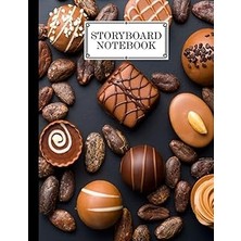 Mey İthalat Storyboard Notebook: Cinema Notebooks For Cinema Artists / Notebook Sketchbook Template Panel Pages For Storytelling | Layouts: 120 Pages With Size 8.5" x 11" | Chocolate Cover By Karolina Albers