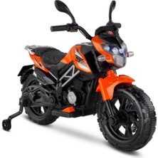 Motto Ticaret 447 Motocross Akülü Motorsiklet 12V Turuncu