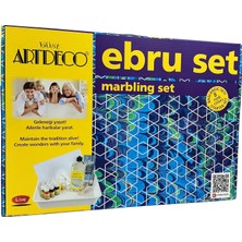 Mey İthalat Artdeco, LV-Y-016, Ebru Başlangıç Seti, 8 Renk