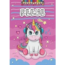 Mey İthalat Reese: Personalized Coloring Book For Reese | Theme: Unicorn | Birthday Gift For Girl, Daughter ... | Ages: 4-8 | 25 Unicorn Designs With Name Reese, Large Size A4 (Ca. 8.5 x 11 Inches)