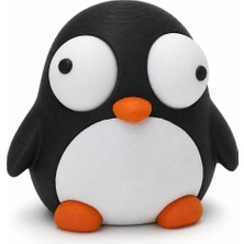 Yasuah Hareketli Gözlü Penguen Figürü