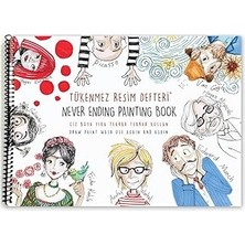 Mey İthalat Funny Mat Tükenmez Resim Defteri 3, 25X35CM