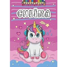Mey İthalat Cheïma: Livre De Coloriage Personnalisé Pour Cheïma | Licorne | Cadeau D'anniversaire Pour Fille ... | 4 À 8 Ans | 25 Motifs De Licorne Avec Le Prénom Cheïma, Grand Format A4 (21 x 29.7 Cm)