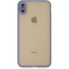 Mey İthalat Mey Ithalat®   iPhone Xs Max Kılıf Montreal Silikon Kapak - Gri