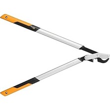Mey İthalat Fiskars Yeşil Ağaç Için Baypas Bıçaklı Budama Makası, Powergear x Raf Sistemi, Boyut L, Yapışmaz Kaplama, Kesme Çapı: 5 Cm, Sertleştirilmiş Çelik, Uzunluk: 80 Cm, Siyah/turuncu, LX98, 1020188