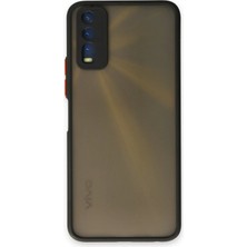 Mey İthalat Mey Ithalat®  Vivo Y11S Kılıf Montreal Silikon Kapak - Siyah