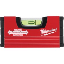 Mey İthalat Milwaukee T4932459100 Ağır Hizmet Tipi Minibox Su Terazisi, Metal