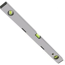 Mey İthalat Wert W 2333/600, Mıknatıslı Su Terazisi, Gri/siyah 60 cm