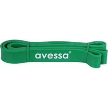 Mey İthalat Avessa Latex Güç Bandi 32 mm Sert (208CM x 3,5 x 32MM) Yeşil