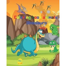 Mey İthalat Dinosaur Coloring Book, For Children Aged 4-12 Years, A4(8 x 10 In), 30 Pages.: Editing Dinosaurs