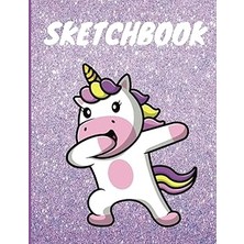 Mey İthalat Unicorn Sketchbook For Girls & Women | 8.5 x 11, 100 Pages | For Drawing, Sketching, Painting & Crayon Coloring