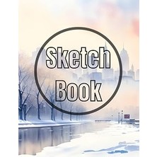 Mey İthalat Sketch Book: Premium Watercolor Winter City Design Cover Page Sketchbook Blank Paper Pad 8.5" x 11" - Sketchbook 120 Pages Blank Paper Book For ... Unlined Journal Soft Cover Sketchbooks