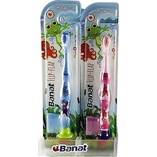 Mey İthalat Banat Flip Flap Çocuk Diş Fırçası, Çok Renkli
