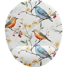 Mey İthalat Kuş Desenli Bilek Destekli Mouse Pad