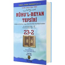 Gül Neşriyat Ruhul Beyan Tefsiri 23 - 2. Cilt