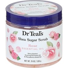 Mey İthalat Dr.teal's Shea Sugar Scrub Rose Vücut Şeker Peeling 538GR