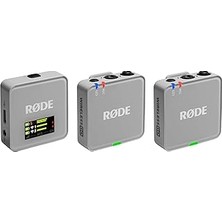 Mey İthalat Røde Wireless Go (Gen 3) - Üçüncü Nesil, 32-Bit, Çift Vericili, Kayıt Özellikli Kablosuz Mikrofon Seti (Taş Rengi)