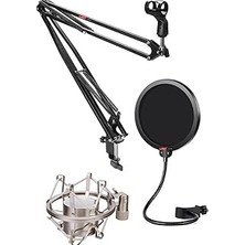 Mey İthalat Lastvoice NB40X Set Rode Nt1-A Için Mikrofon Standı Filtre Shock Mount