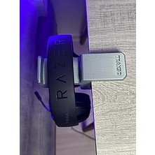 Mey İthalat Premium Asılabilir Kulaklık Standı – Sağlam V5 Modeli, Kaydırmaz Keçeli, Ergonomik Stand, Steel Gray Edition (Montaj Videosunu Izlemeden Kullanmayın - Ürün Kolay Kırılmaz Karalama Yapmayın)