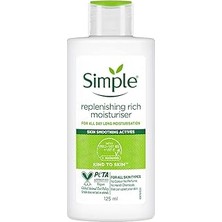 Mey İthalat Simple Yenileyici Zengin Nemlendirici, 125 ml Basit'ten